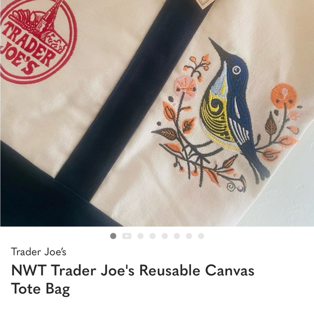 Trader Joe's Canvas Tote Bag